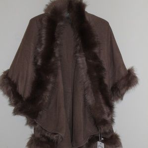 Faux Fur Shawl Wrap